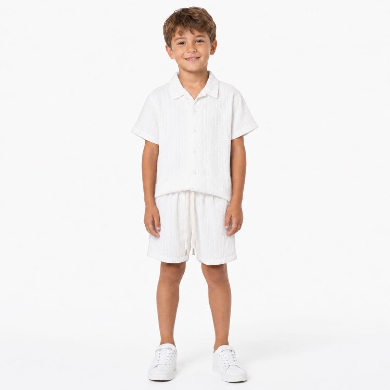 Boys' Ribbed Fresca Knit Set صورة 2