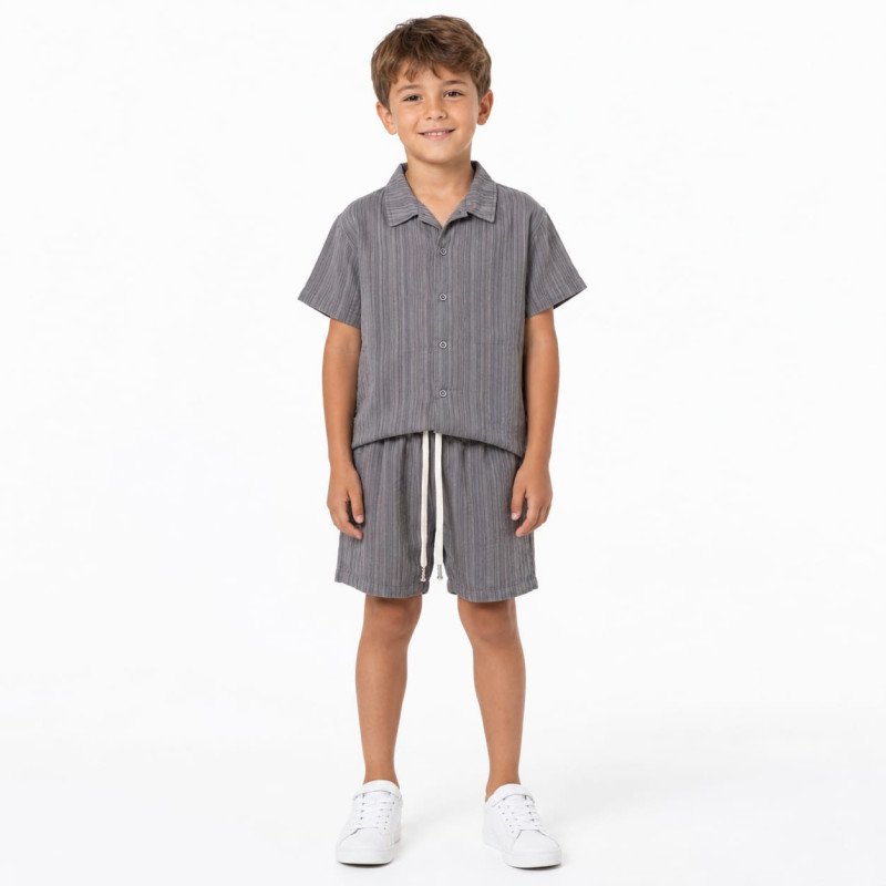 Boys' Ribbed Fresca Knit Set صورة 3