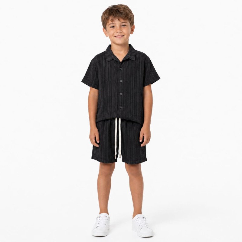 Boys' Ribbed Fresca Knit Set صورة 4
